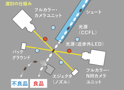 選別の仕組み画像